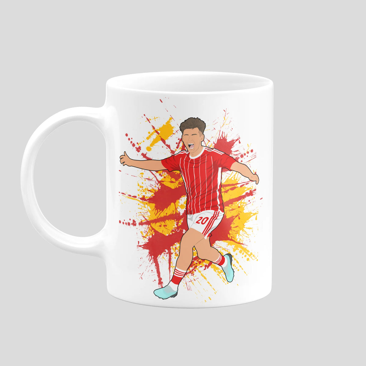 Ben Middlemas Swindon Town mug – original football artwork