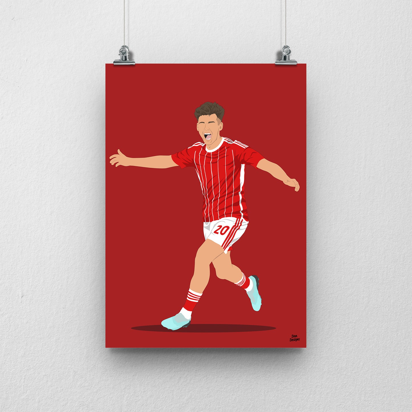 Ben Middlemas Print – Swindon Town Football Artwork