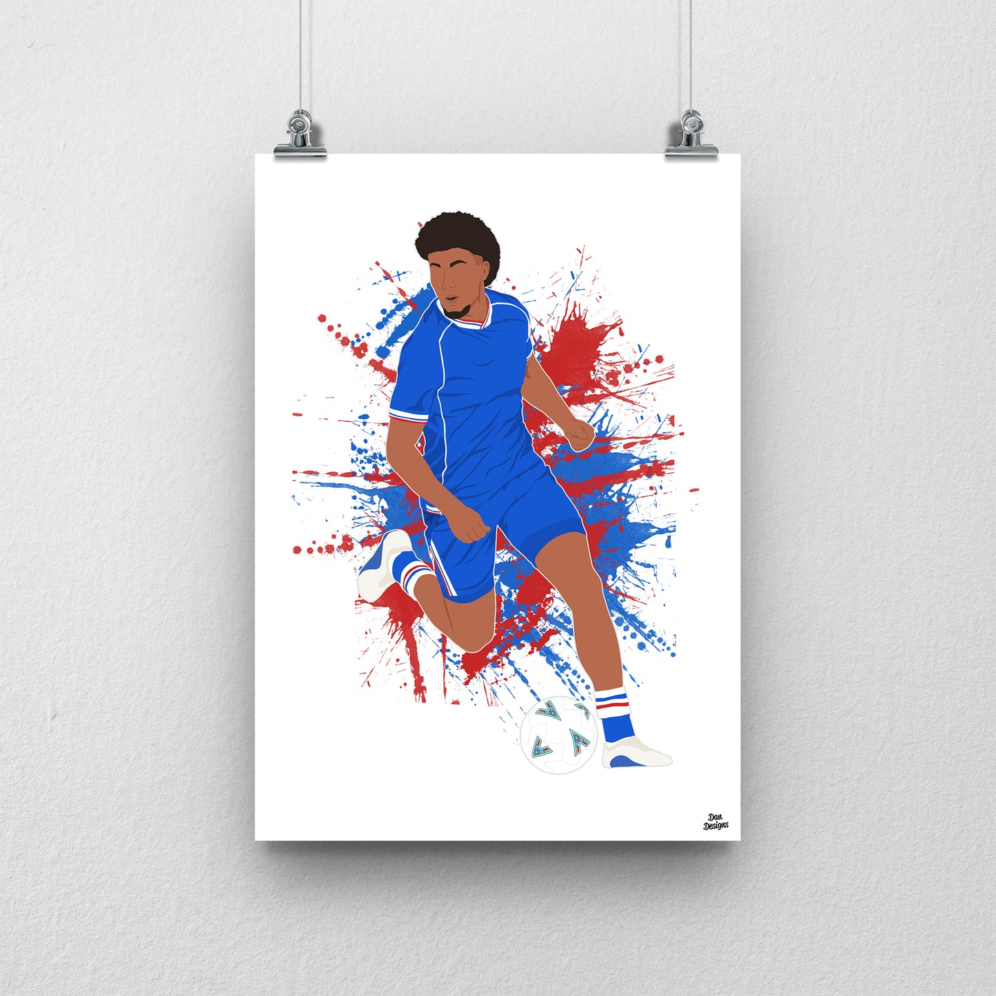 Miguel Azeez Carlisle United Print – Official Artwork
