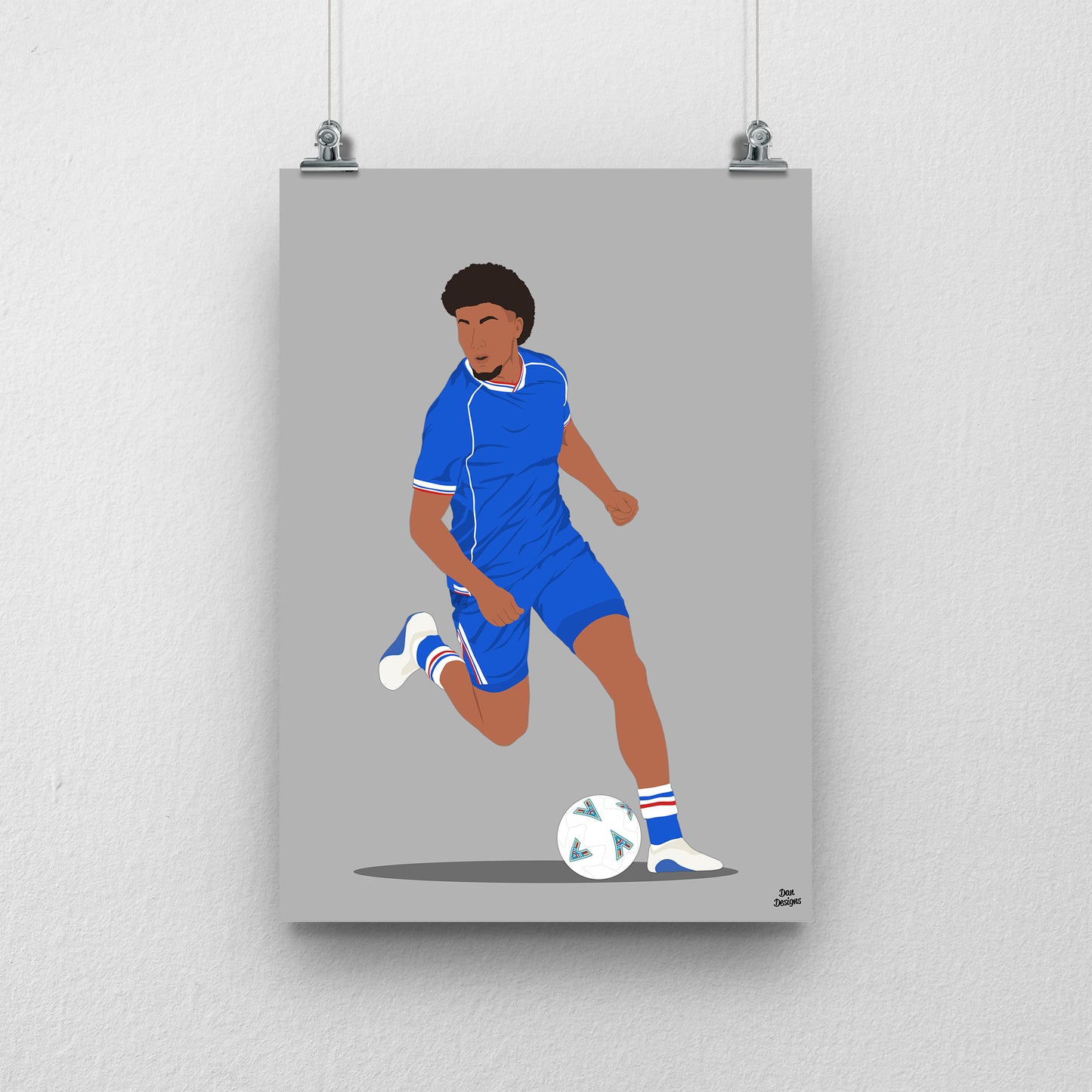 Miguel Azeez Carlisle United Print – Official Artwork