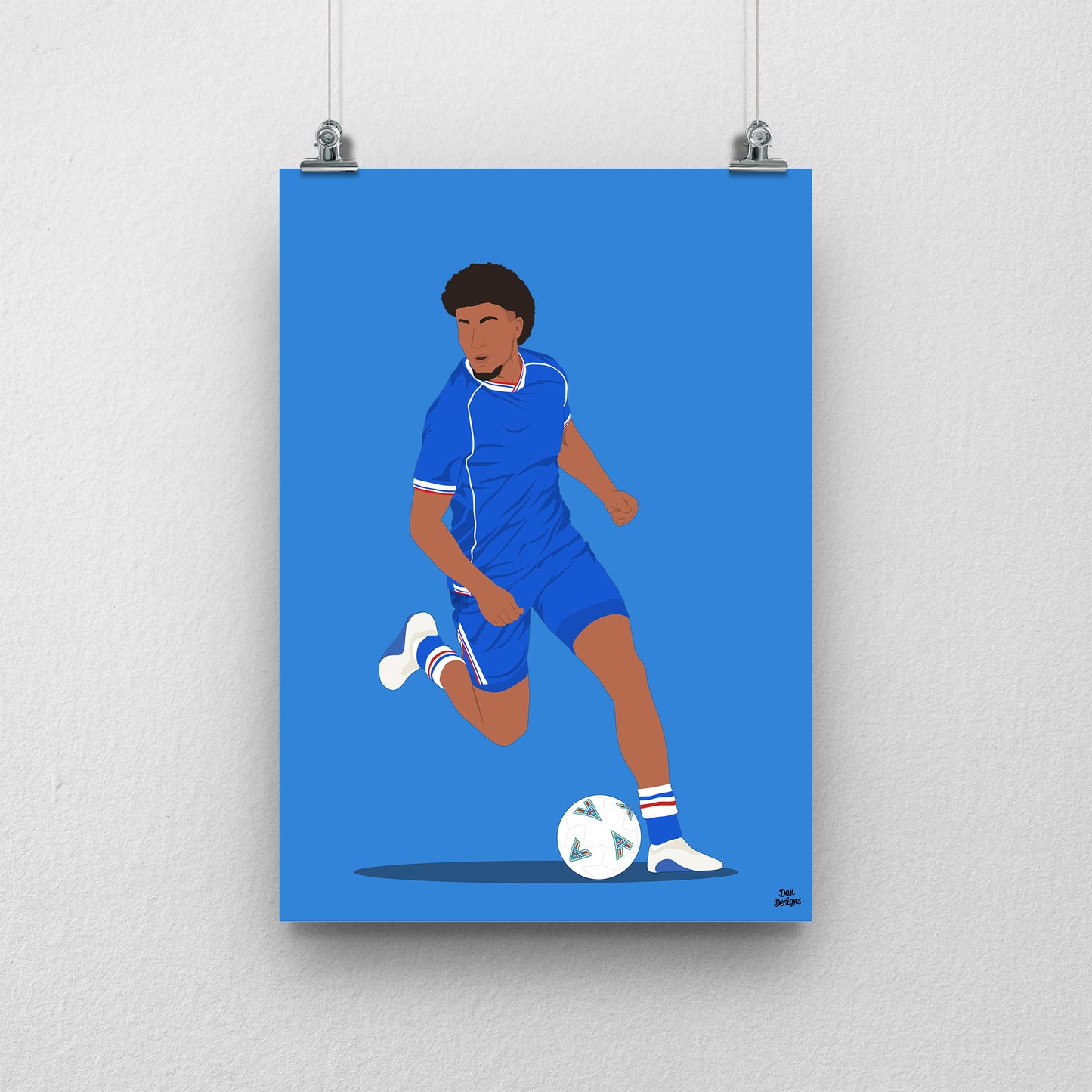 Miguel Azeez Carlisle United Print – Official Artwork