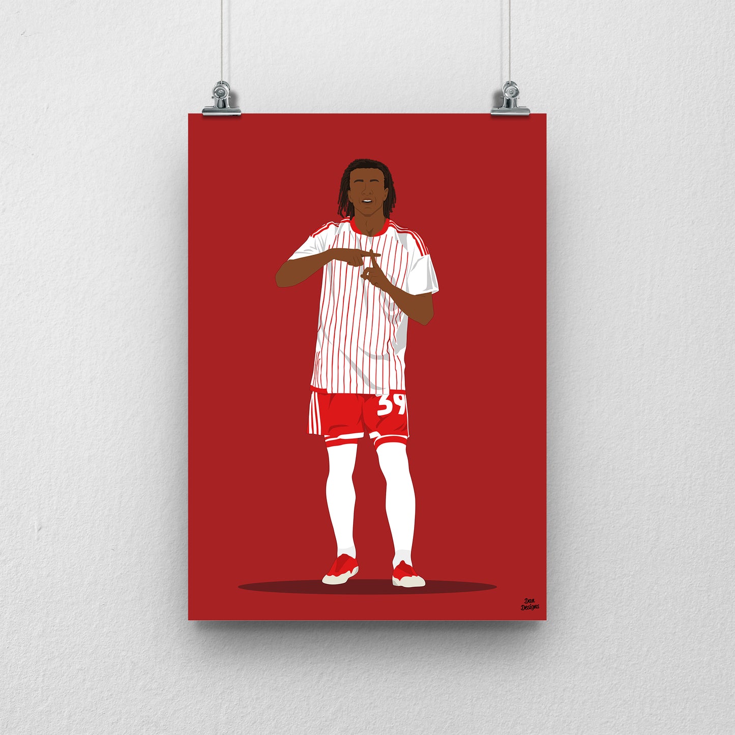 Louis Millard Print – Swindon Town Football Artwork