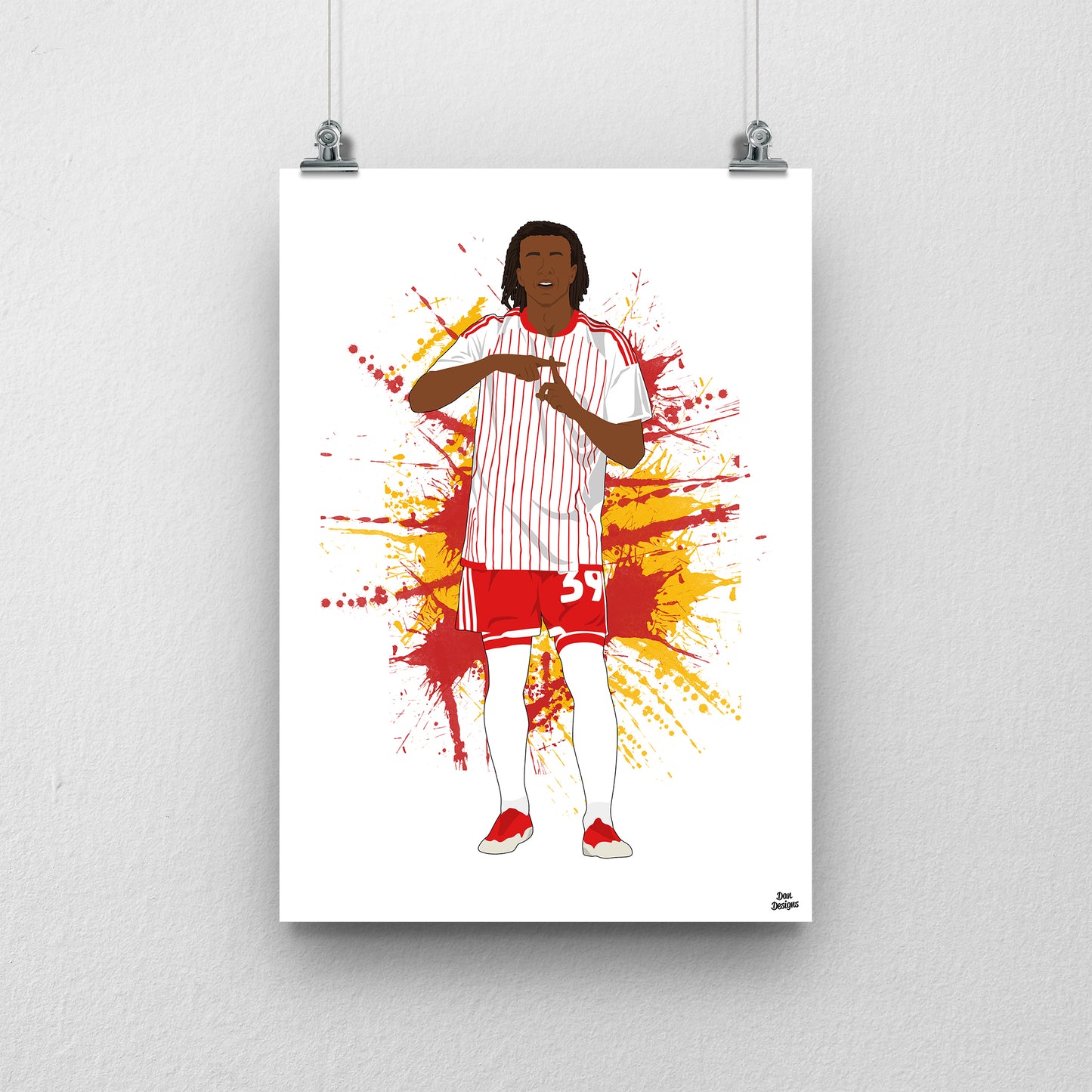 Louis Millard Print – Swindon Town Football Artwork