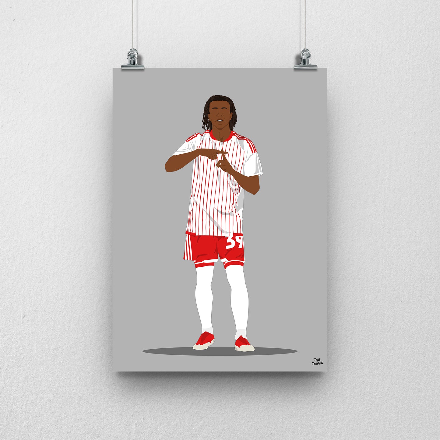 Louis Millard Print – Swindon Town Football Artwork