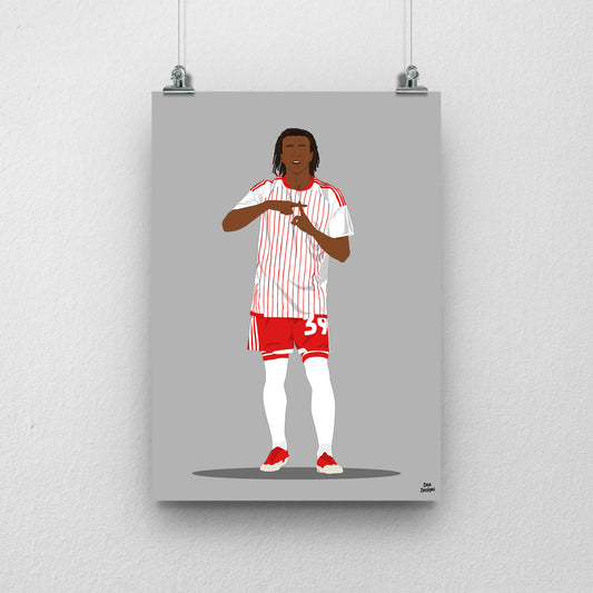 Louis Millard Print – Swindon Town Football Artwork