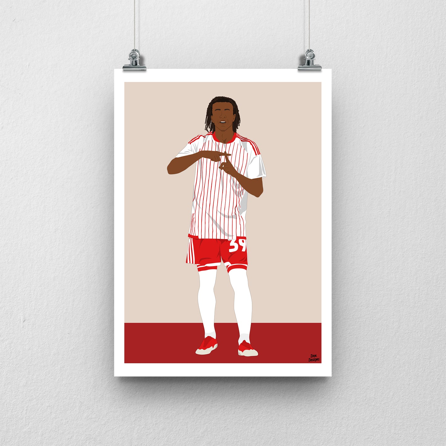 Louis Millard Print – Swindon Town Football Artwork