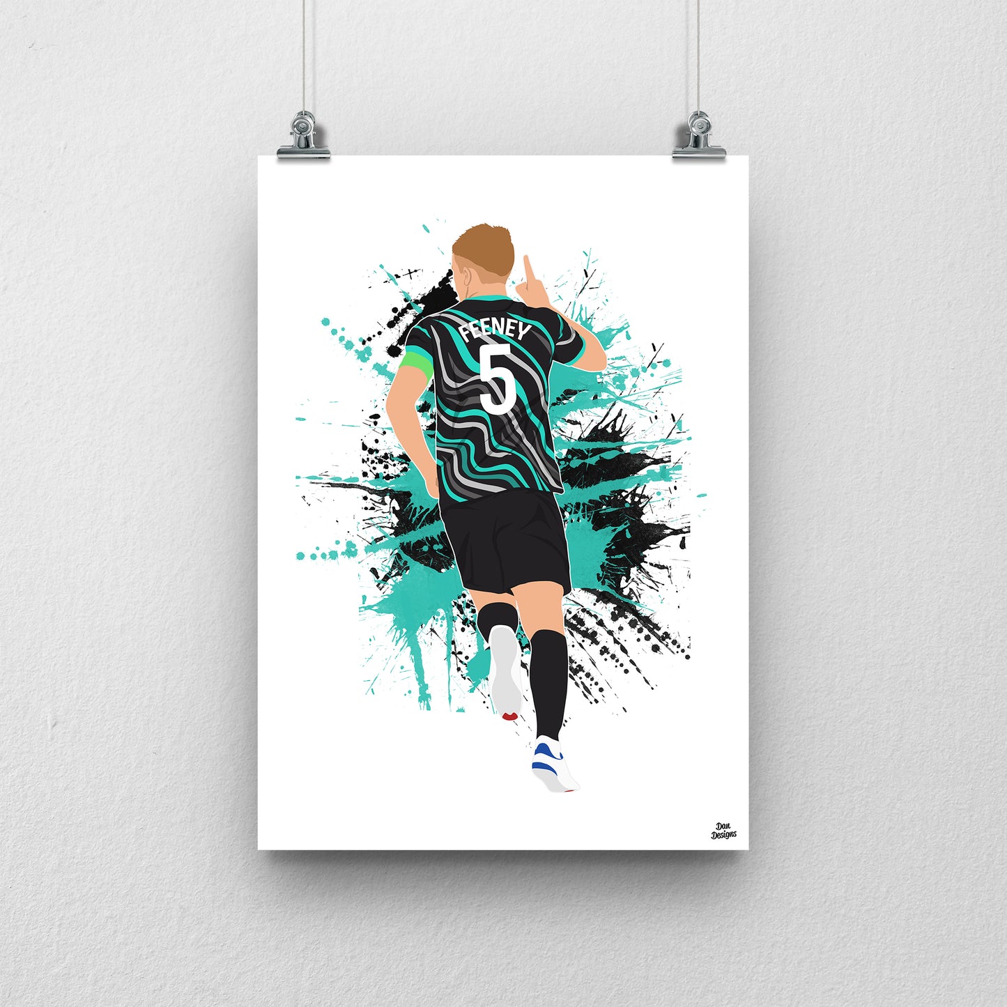 Morgan Feeney Carlisle United Print – Official Artwork