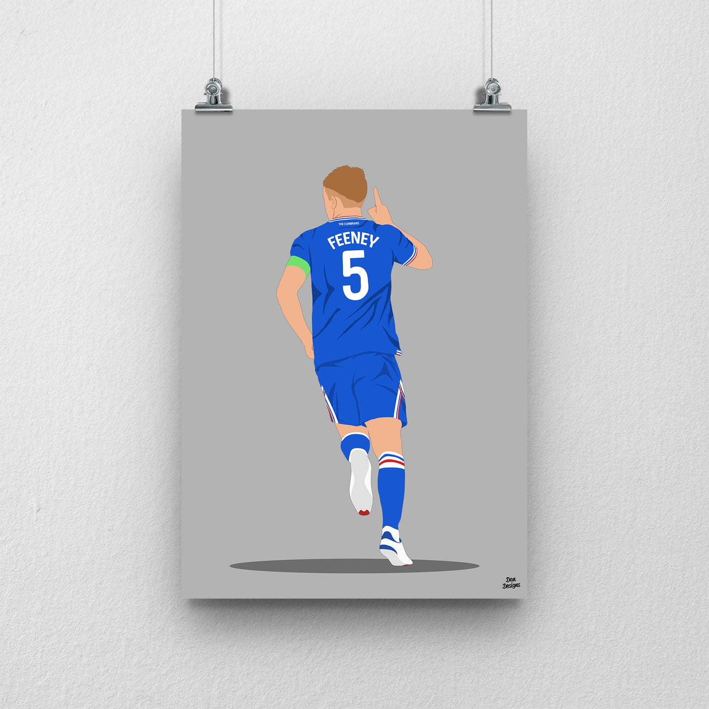 Morgan Feeney Carlisle United Print – Official Artwork