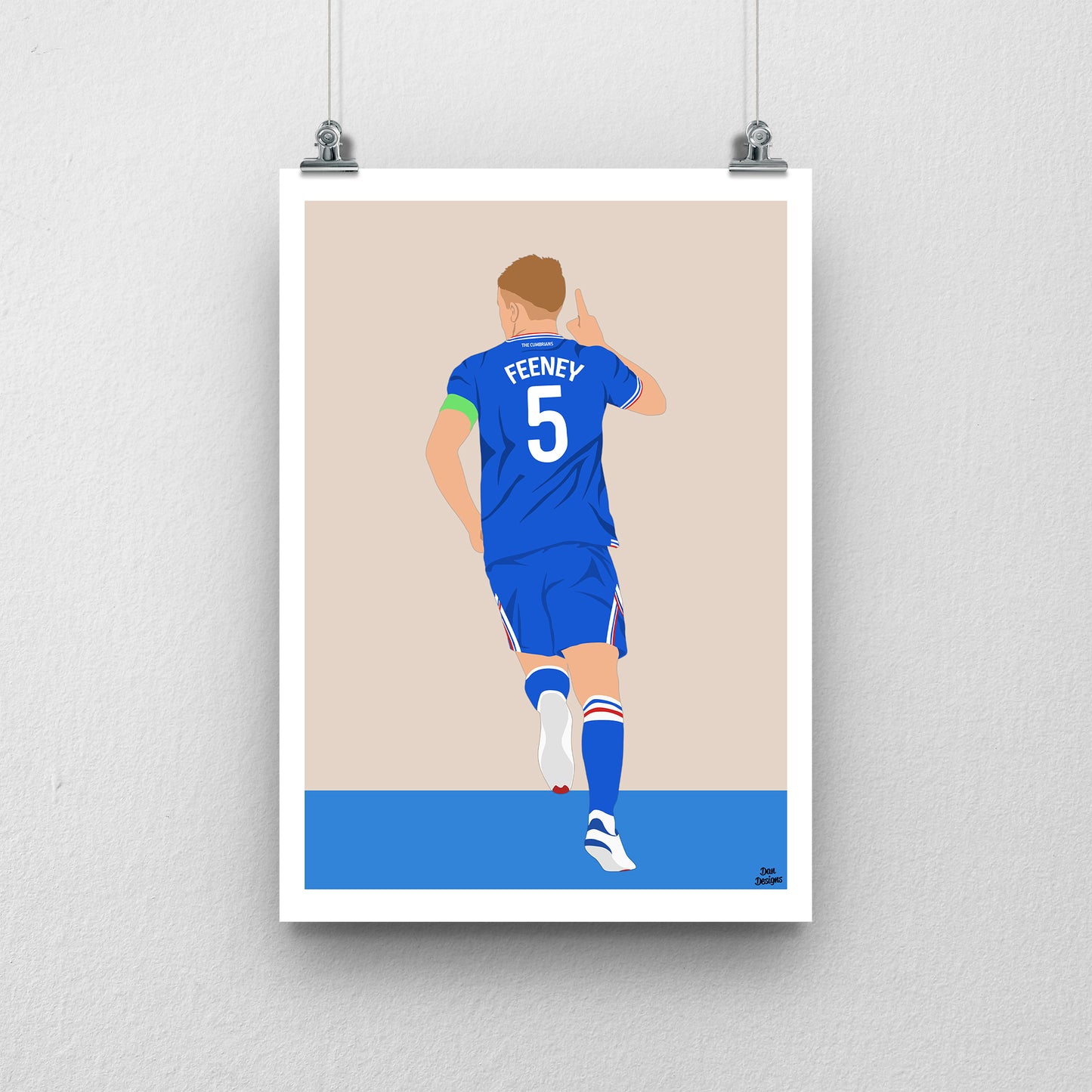 Morgan Feeney Carlisle United Print – Official Artwork