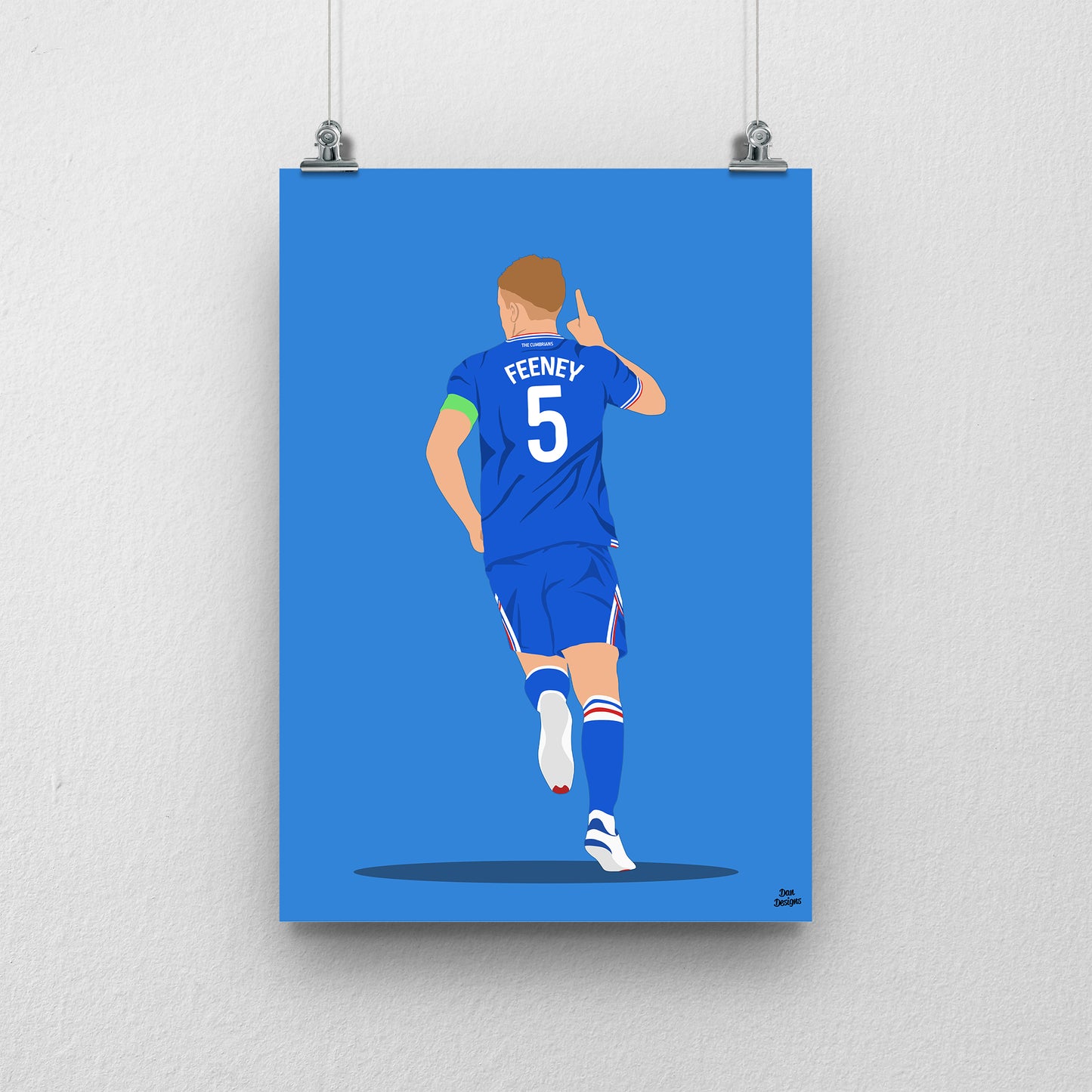 Morgan Feeney Carlisle United Print – Official Artwork
