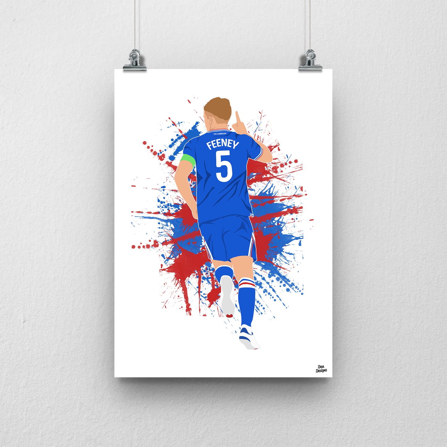 Morgan Feeney Carlisle United Print – Official Artwork