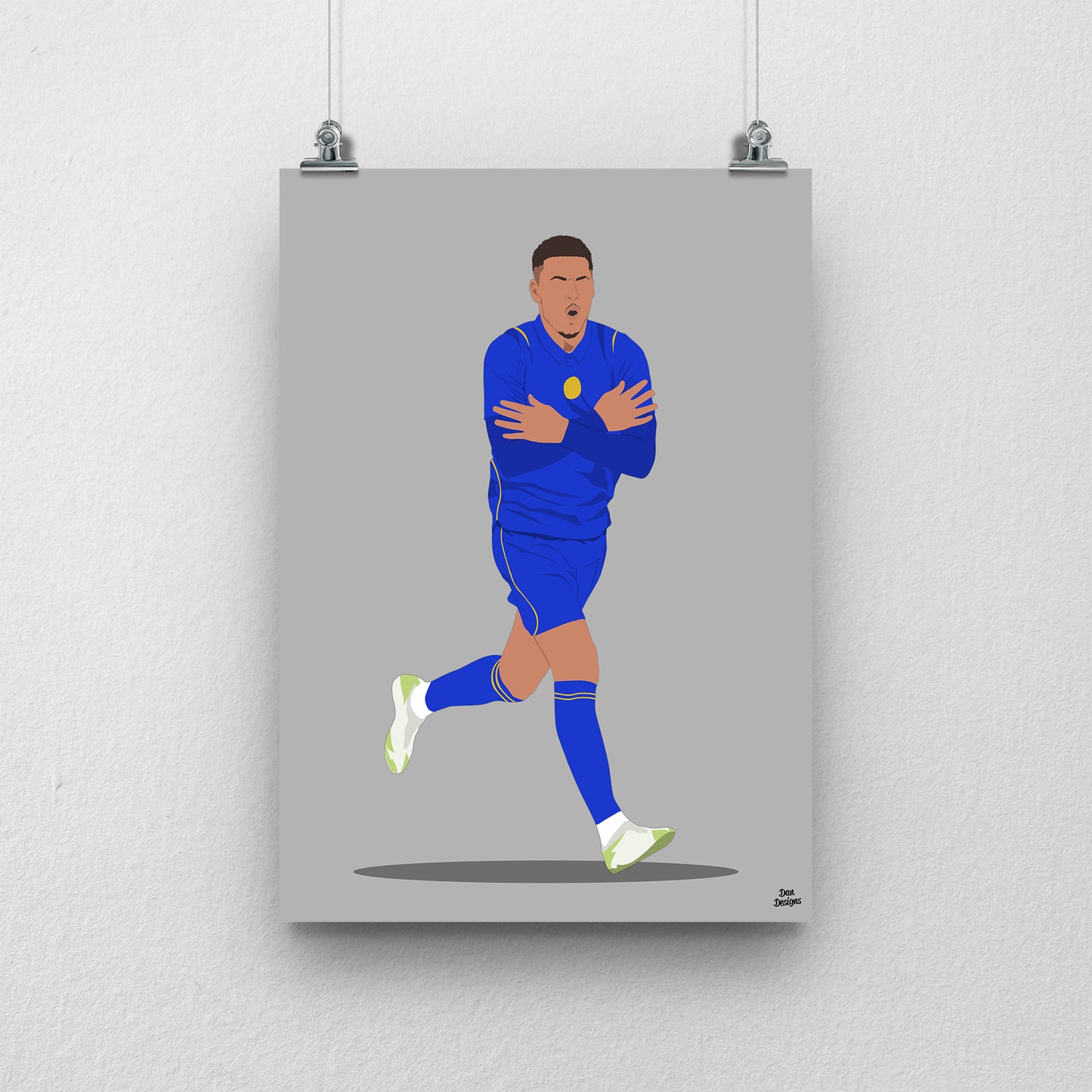 Morgan Rogers Chelsea Print – Football Artwork