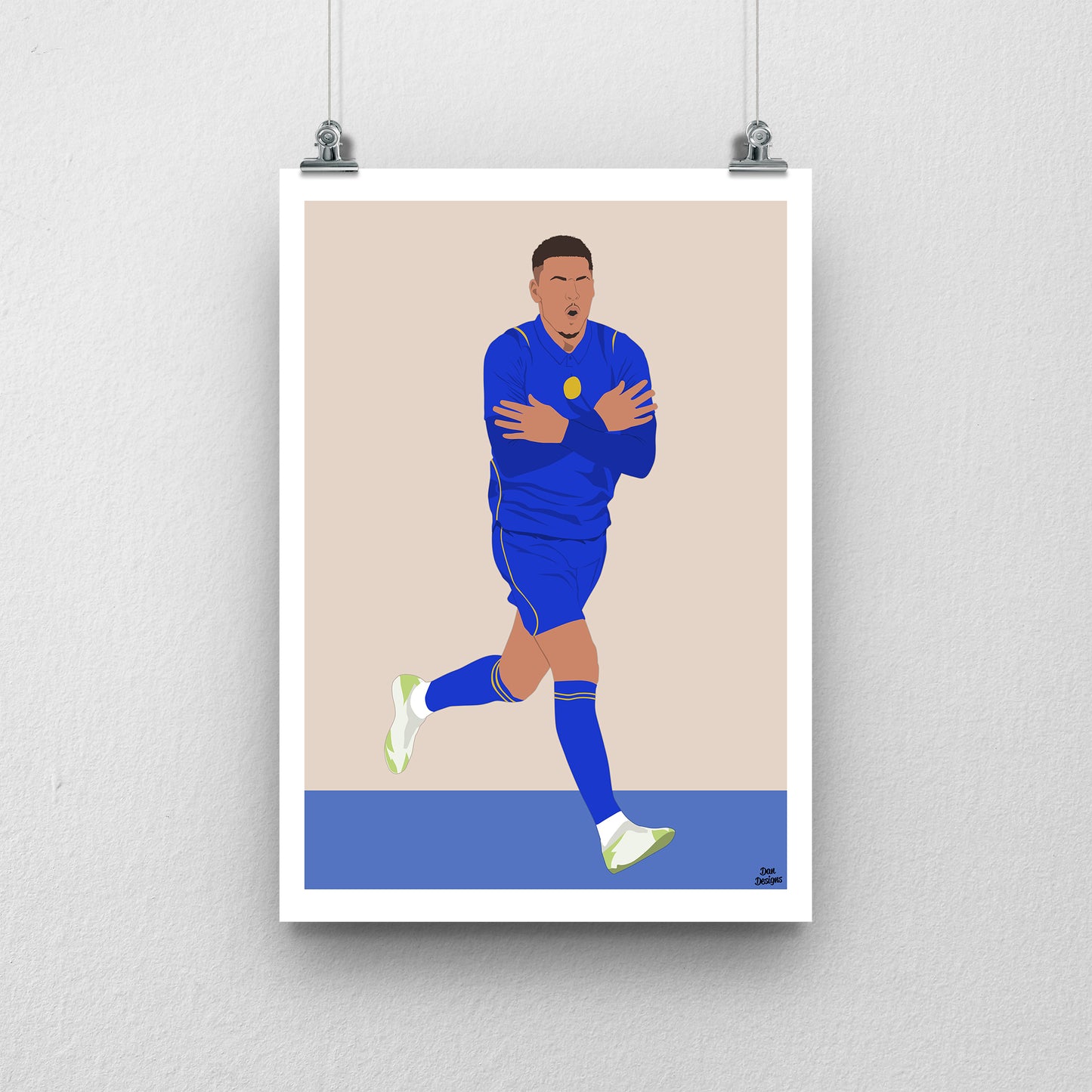 Morgan Rogers Chelsea Print – Football Artwork