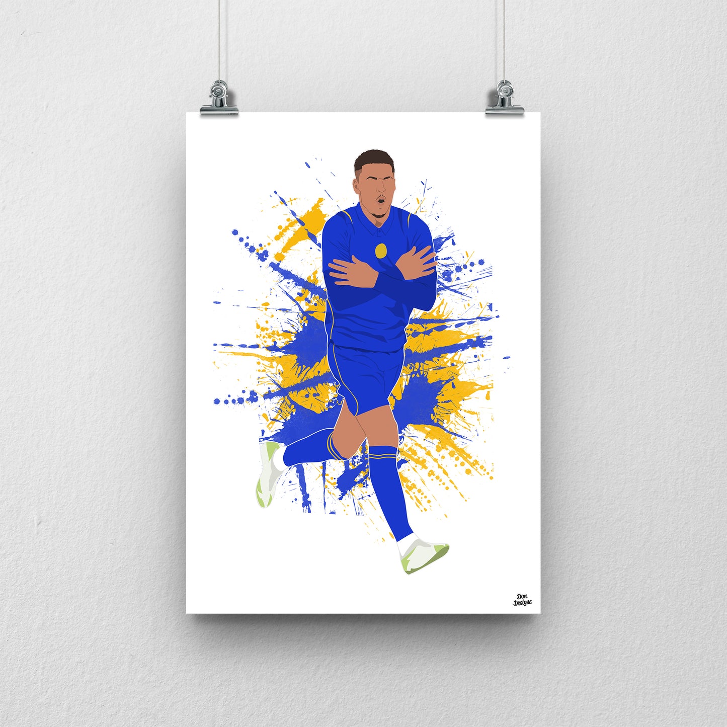 Morgan Rogers Chelsea Print – Football Artwork