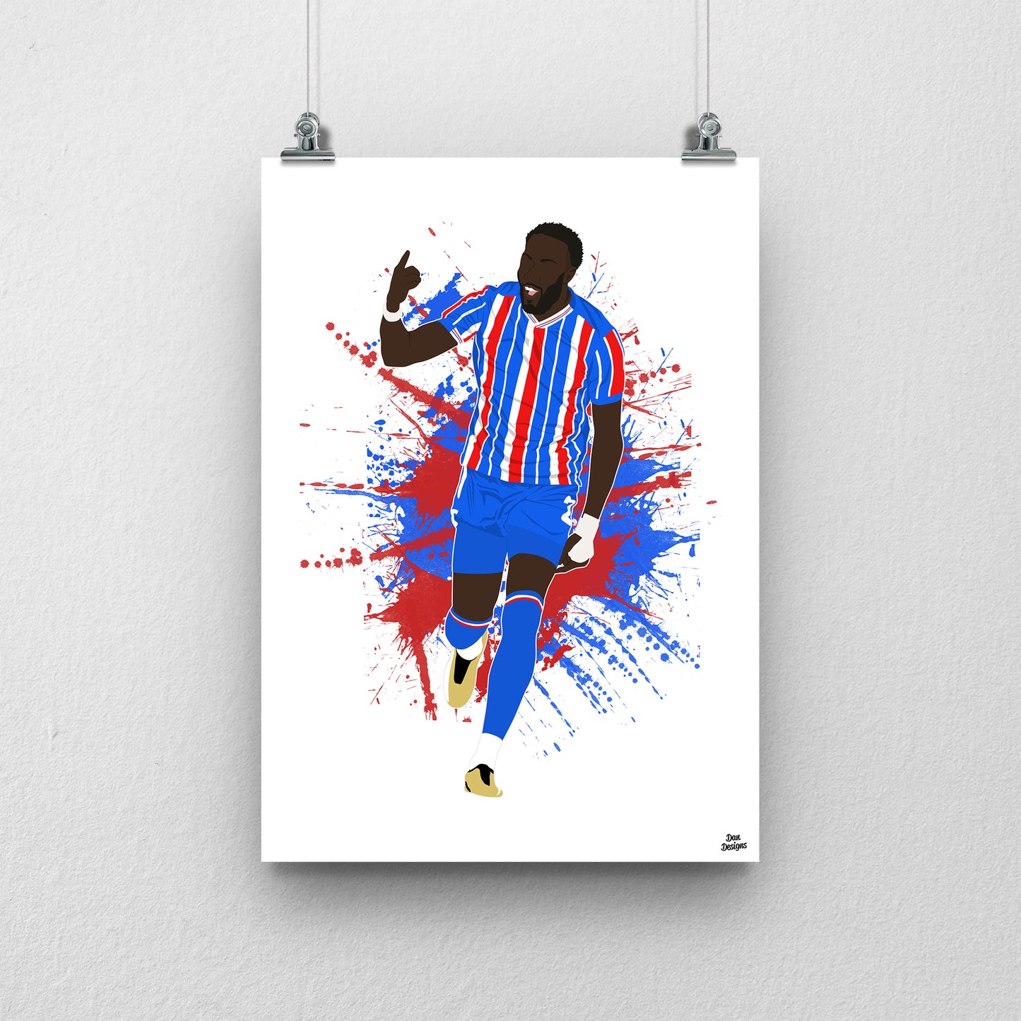 Bevis Mugabi Carlisle United Print – Official Artwork