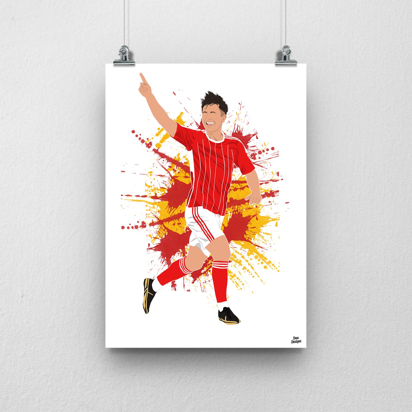 Tom Nichols Swindon Town Print – Official Football Artwork