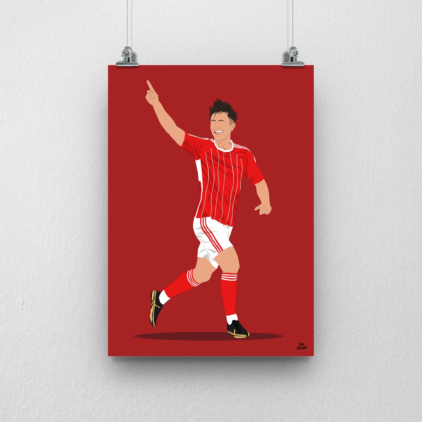 Tom Nichols Swindon Town Print – Official Football Artwork