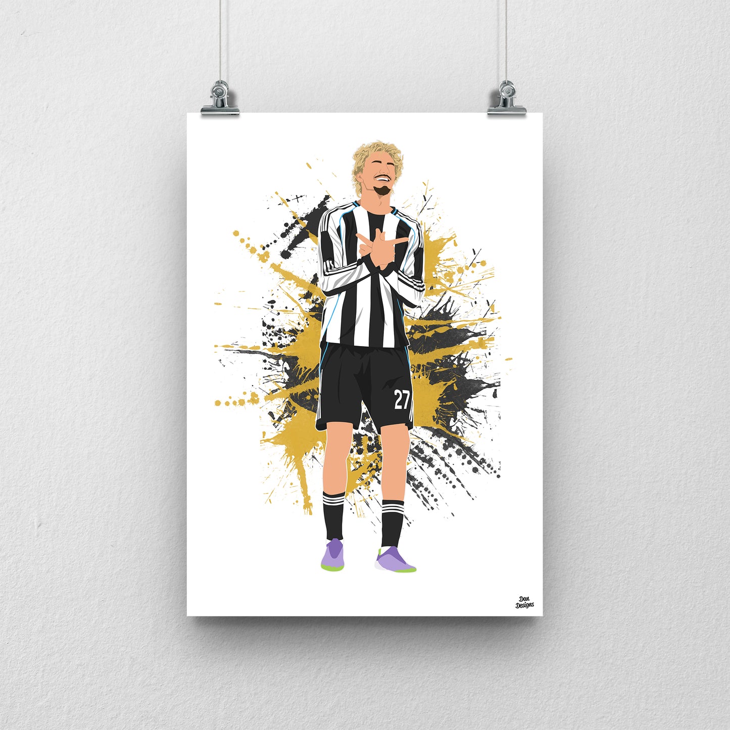 Nick Woltemade Newcastle United Print – Premier League Football Poster
