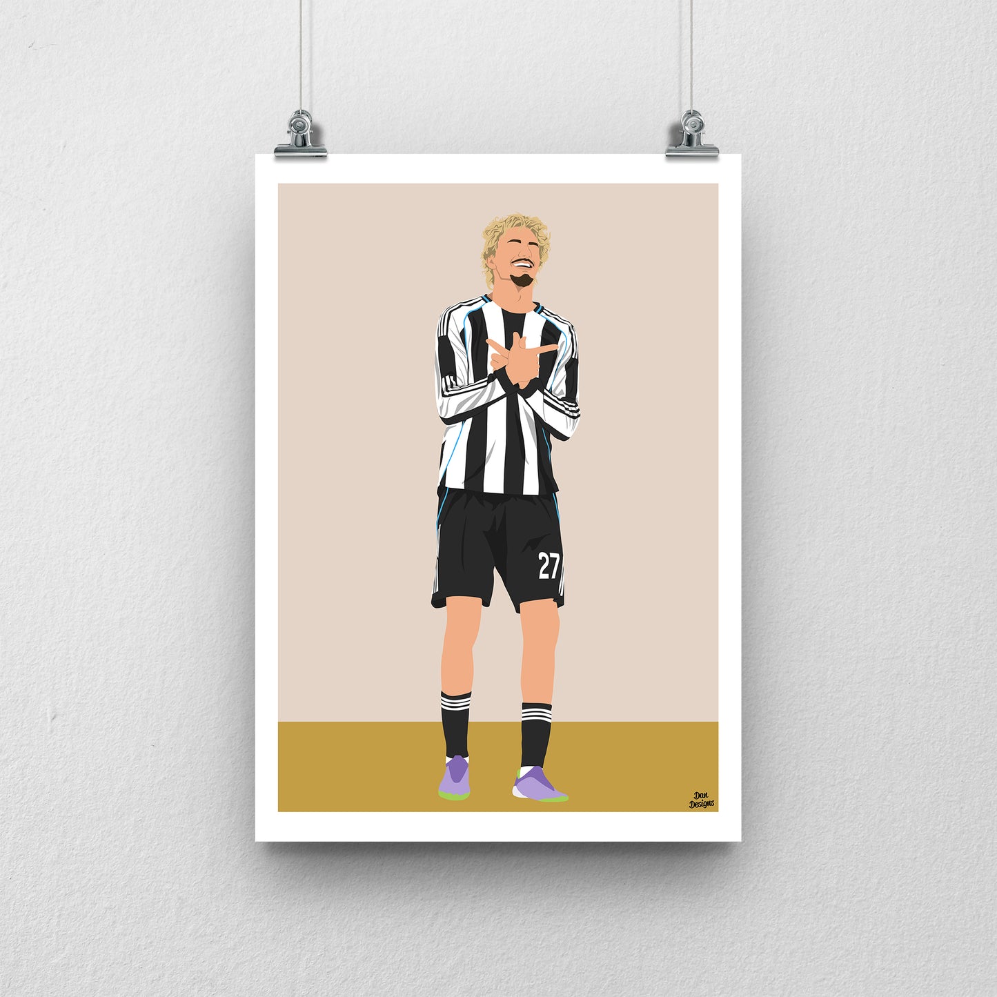 Nick Woltemade Newcastle United Print – Premier League Football Poster