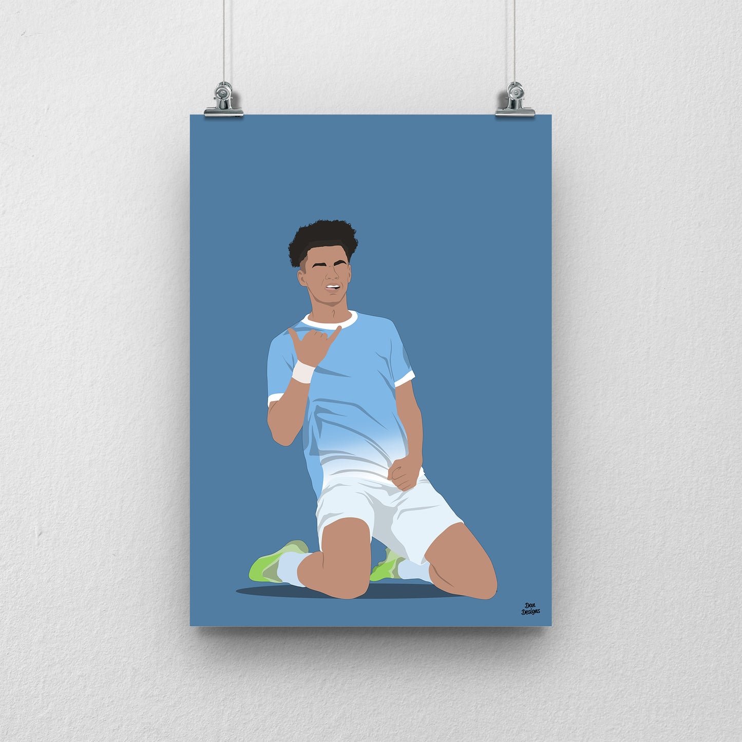 Nico O’Reilly Manchester City Print – Football Artwork