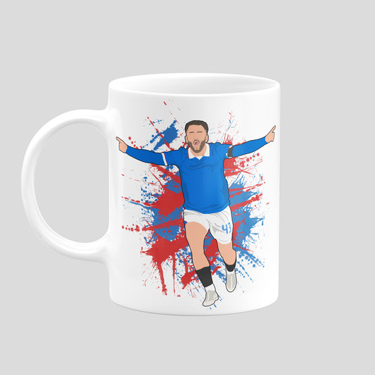 Nico Raskin Mug – Rangers Midfielder Artwork