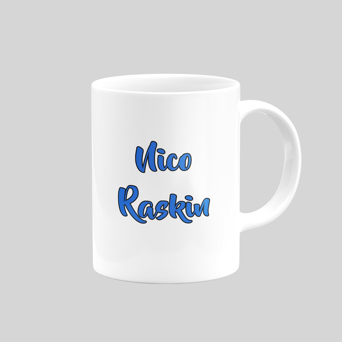 Nico Raskin Mug – Rangers Midfielder Artwork