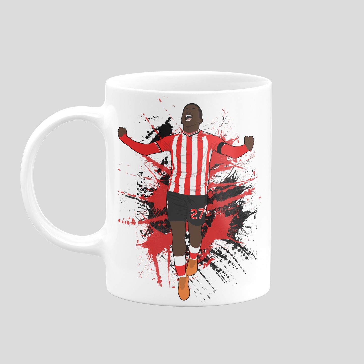 Noah Sadiki Mug – Sunderland Midfielder Artwork