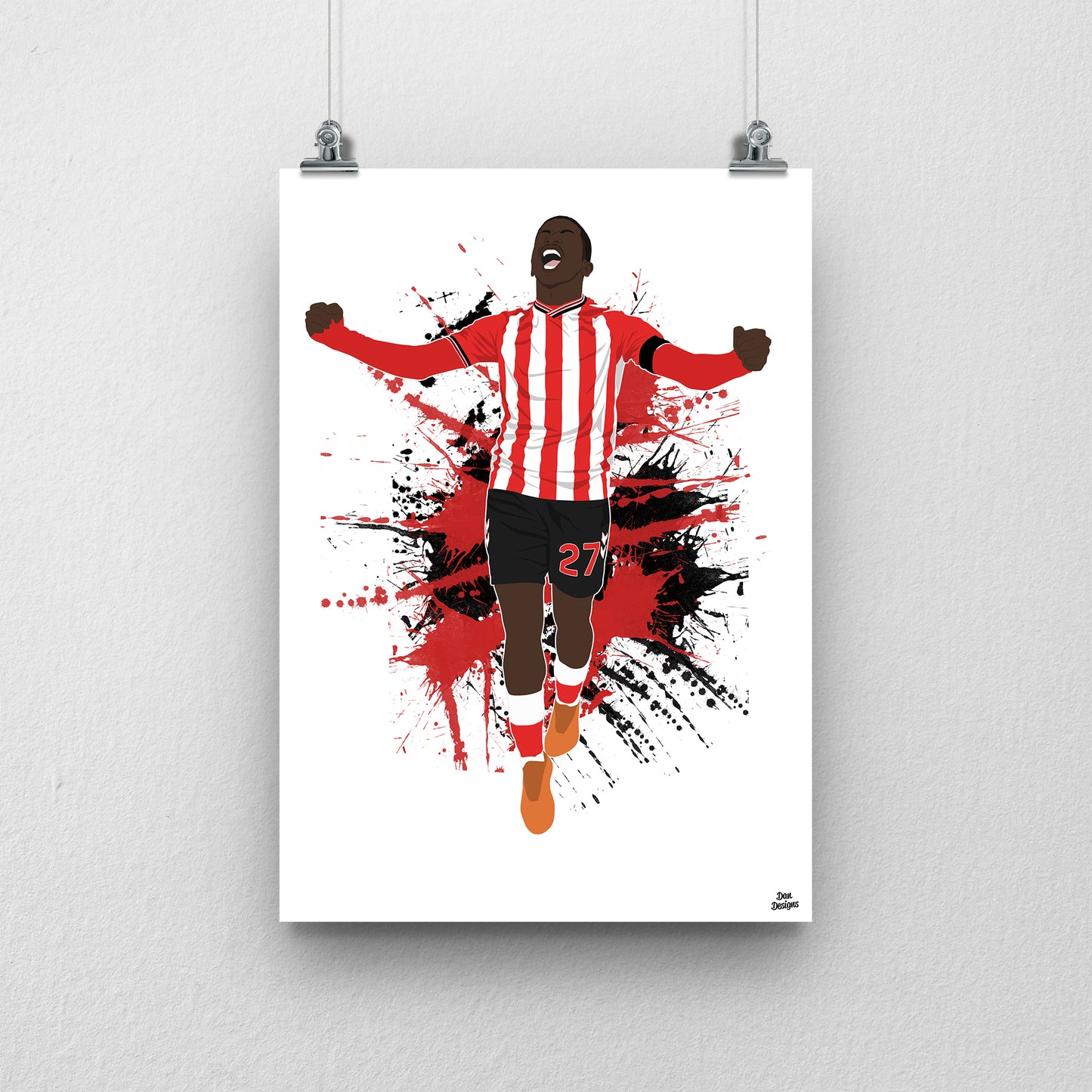 Noah Sadiki Print – Sunderland Midfielder Artwork