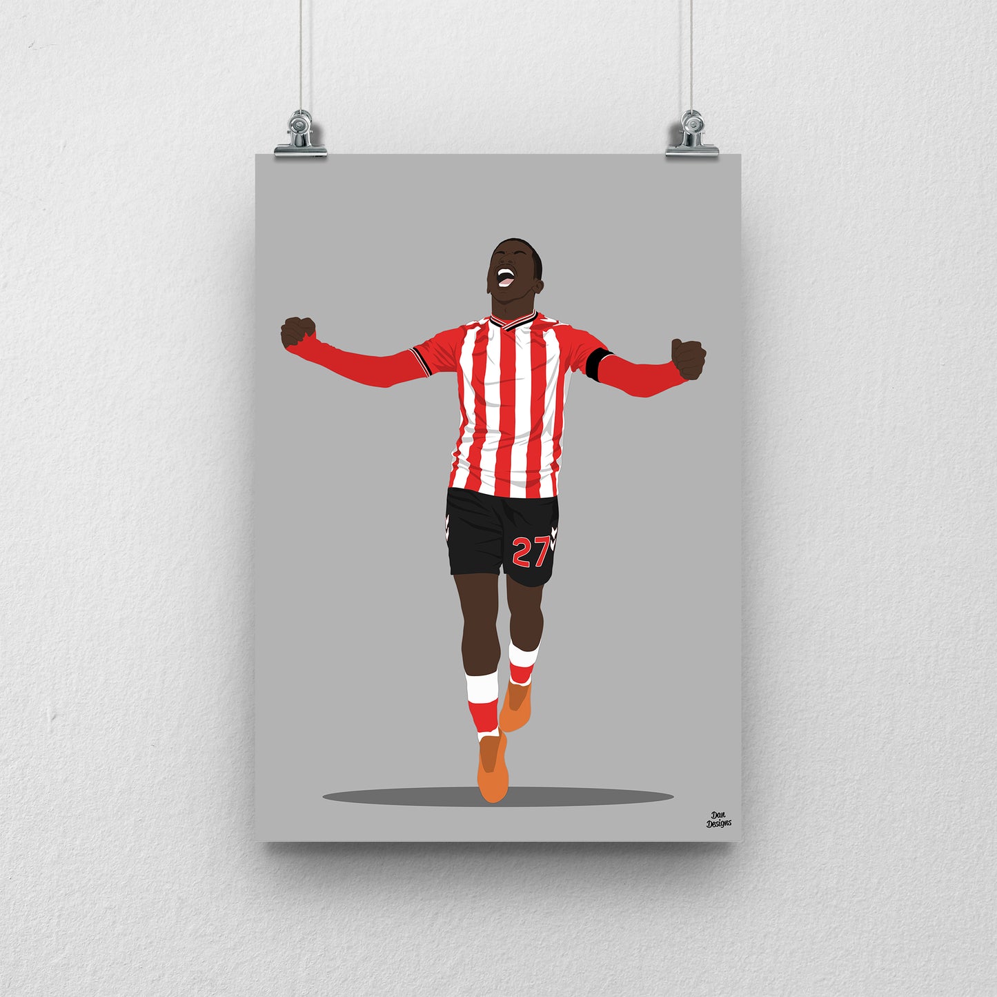 Noah Sadiki Print – Sunderland Midfielder Artwork