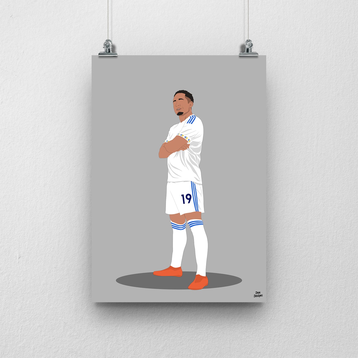 Noah Okafor Print – Leeds United Poster