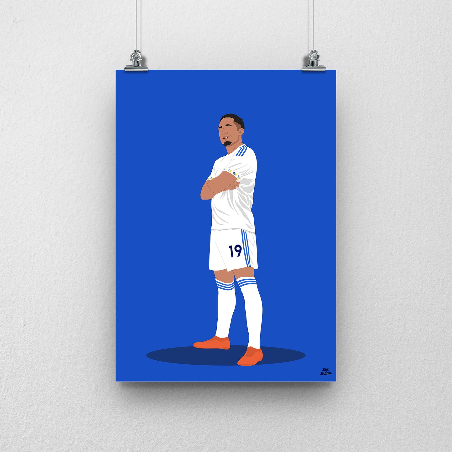 Noah Okafor Print – Leeds United Poster