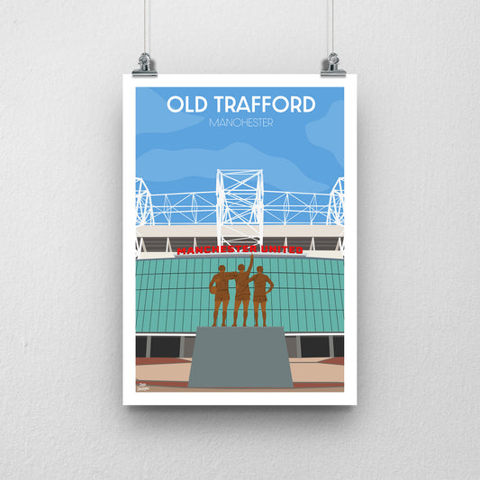 Old Trafford Stadium Print