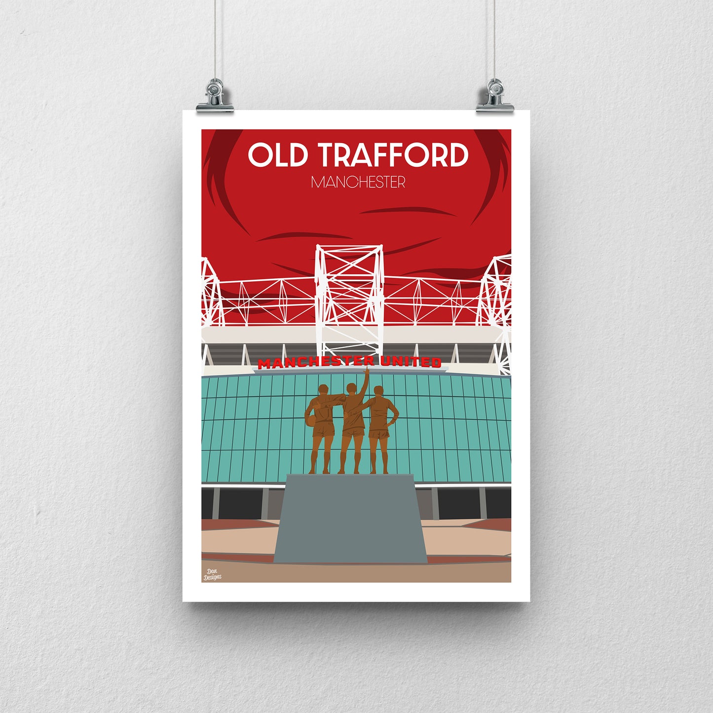 Old Trafford Stadium Print