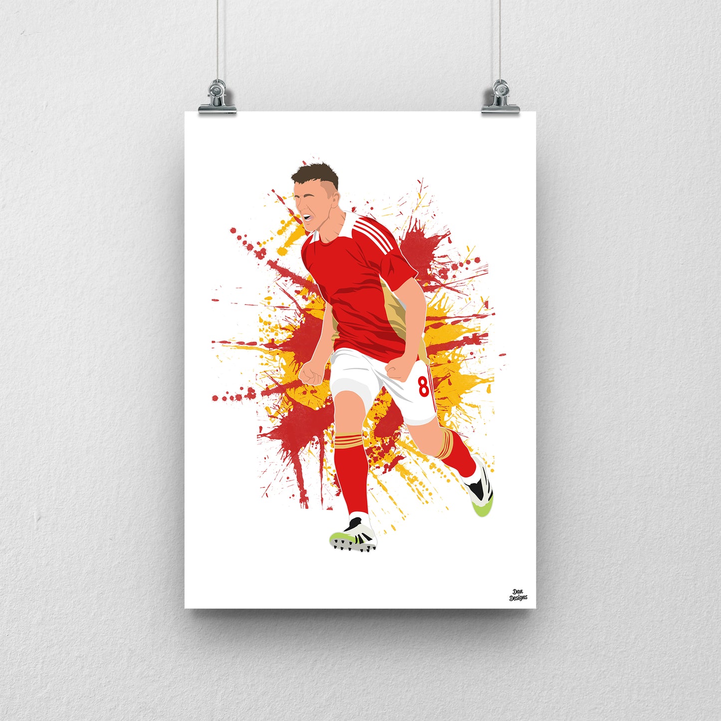 Ollie Clarke Print – Swindon Town Football Artwork