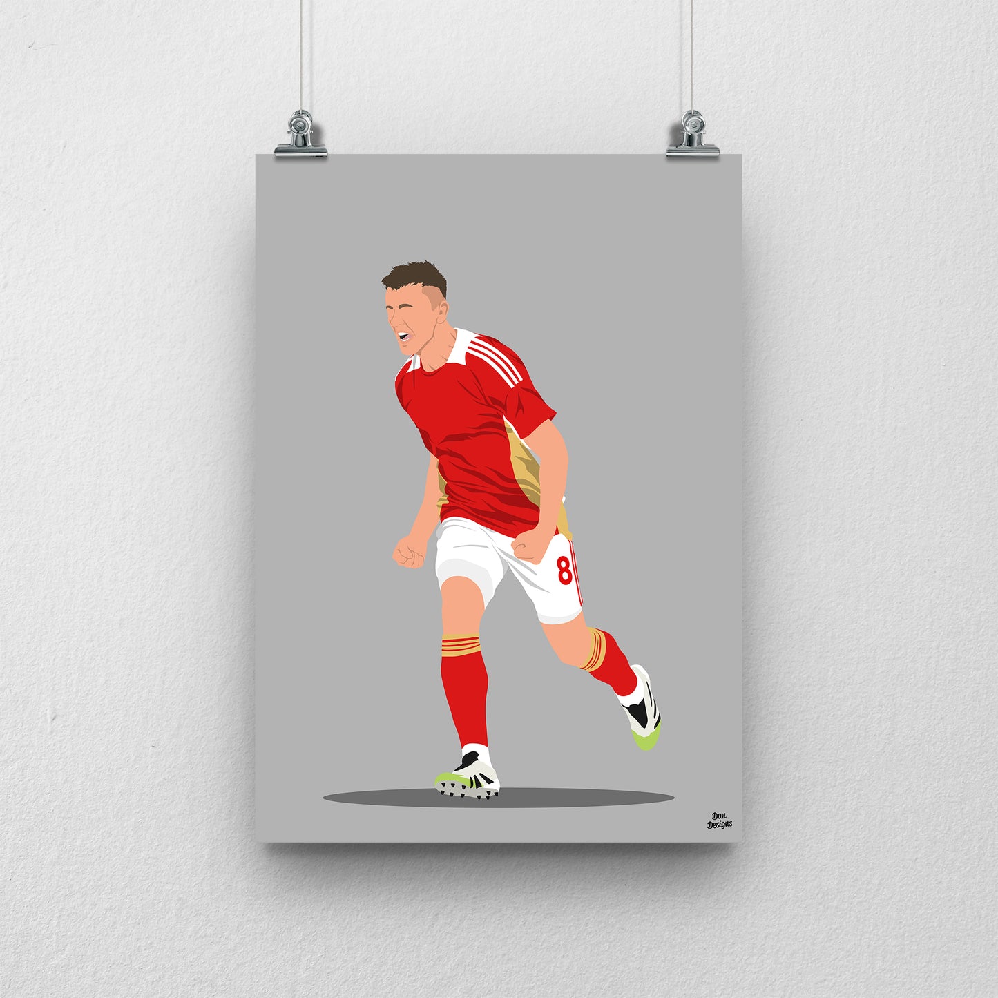 Ollie Clarke Print – Swindon Town Football Artwork