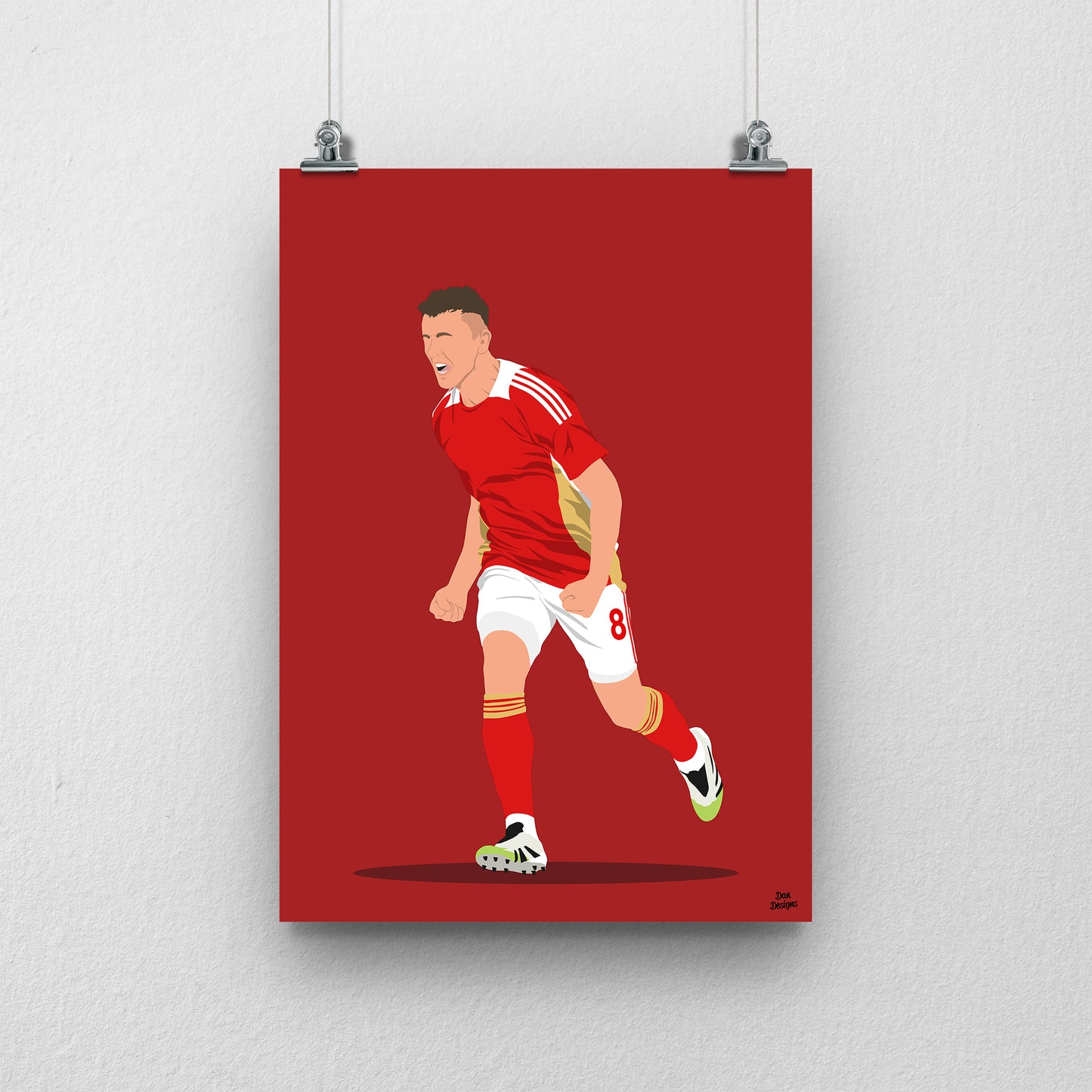 Ollie Clarke Print – Swindon Town Football Artwork