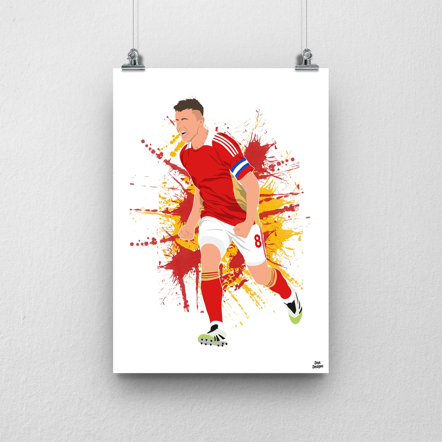 Ollie Clarke Print – Swindon Town Football Artwork