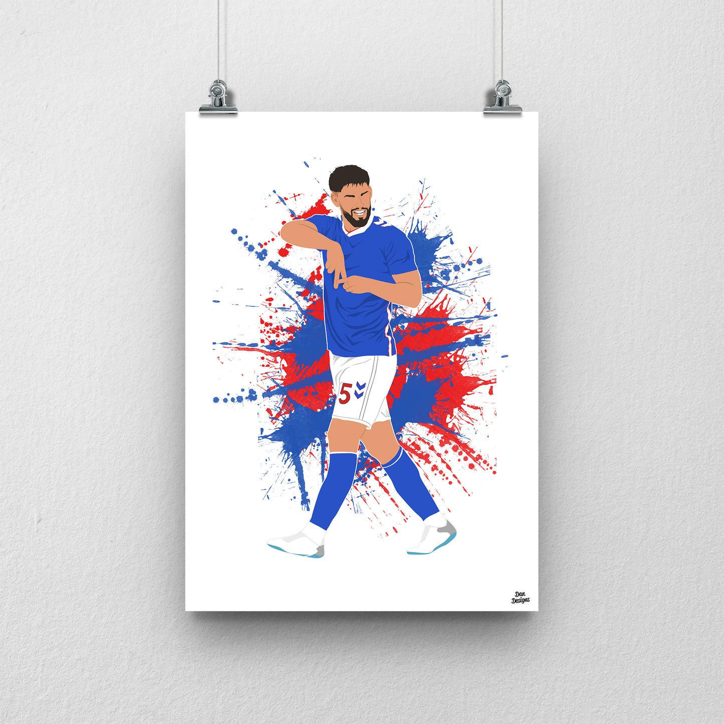 Omar Alderete Sunderland Print – Football Wall Art