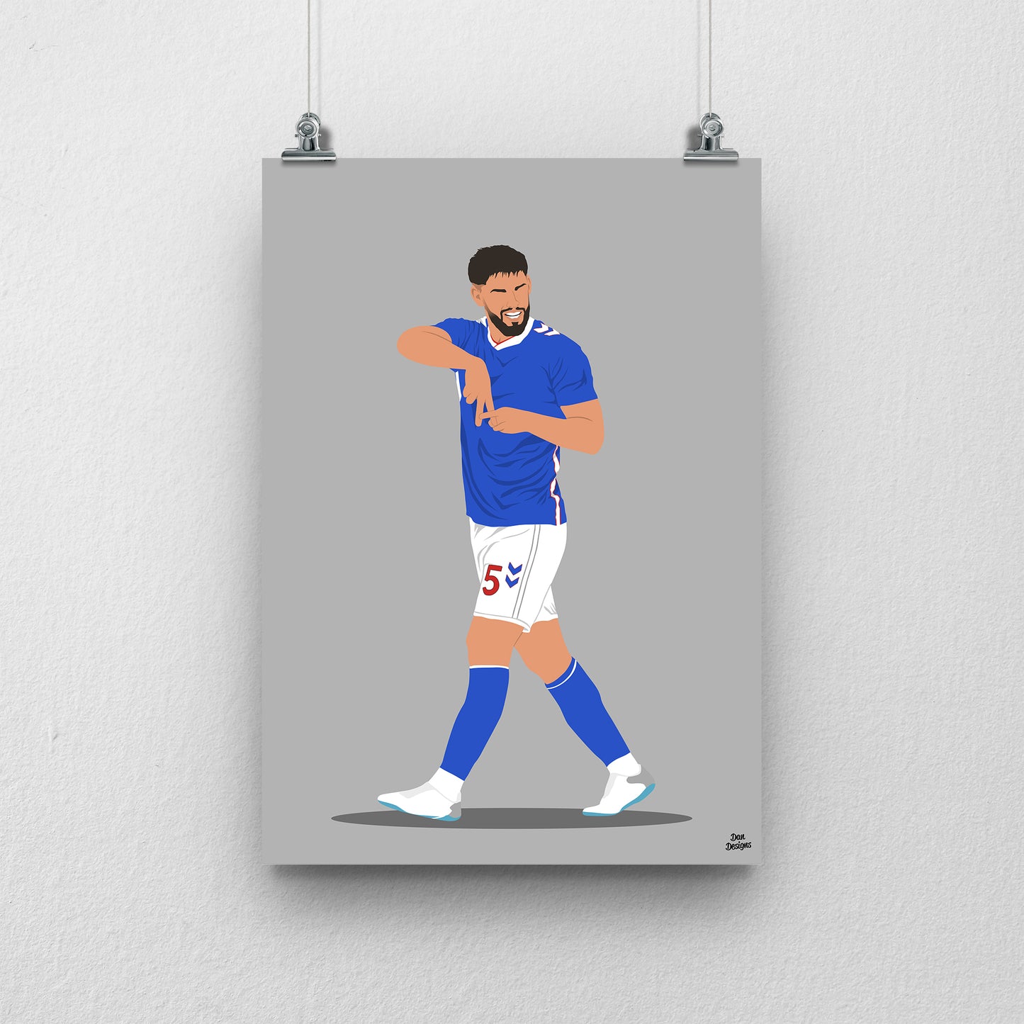 Omar Alderete Sunderland Print – Football Wall Art