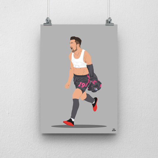 Pablo Hernandez Leeds Print – Football Poster