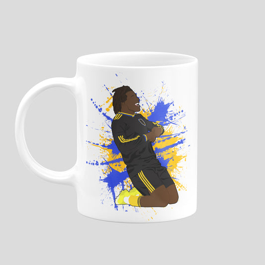 Patrick Dorgu Mug – Man United Goal vs Arsenal Artwork