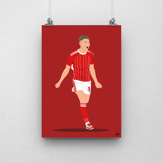 Paul Glatzel Swindon Town Print – Football Artwork