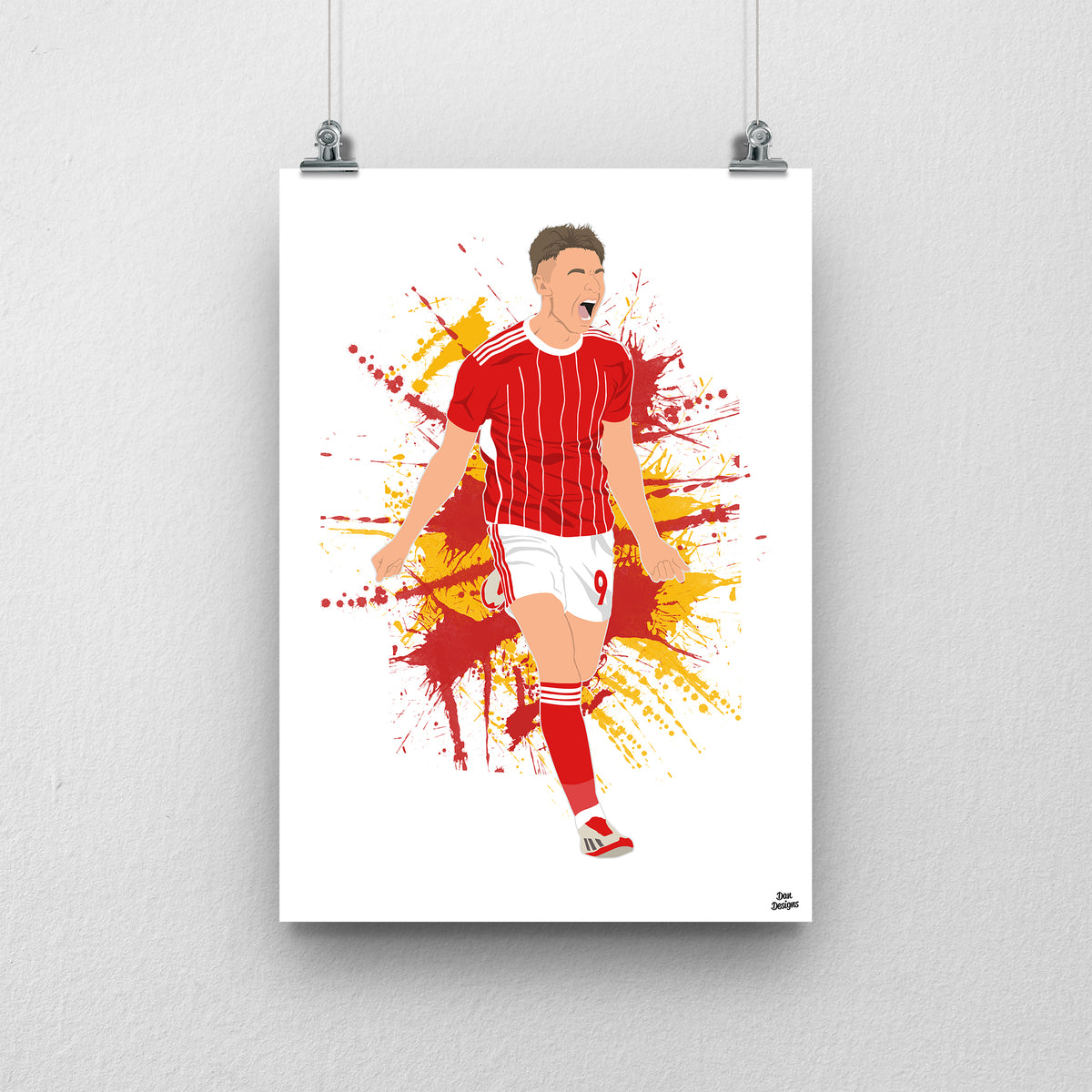 Paul Glatzel Swindon Town Print – Football Artwork
