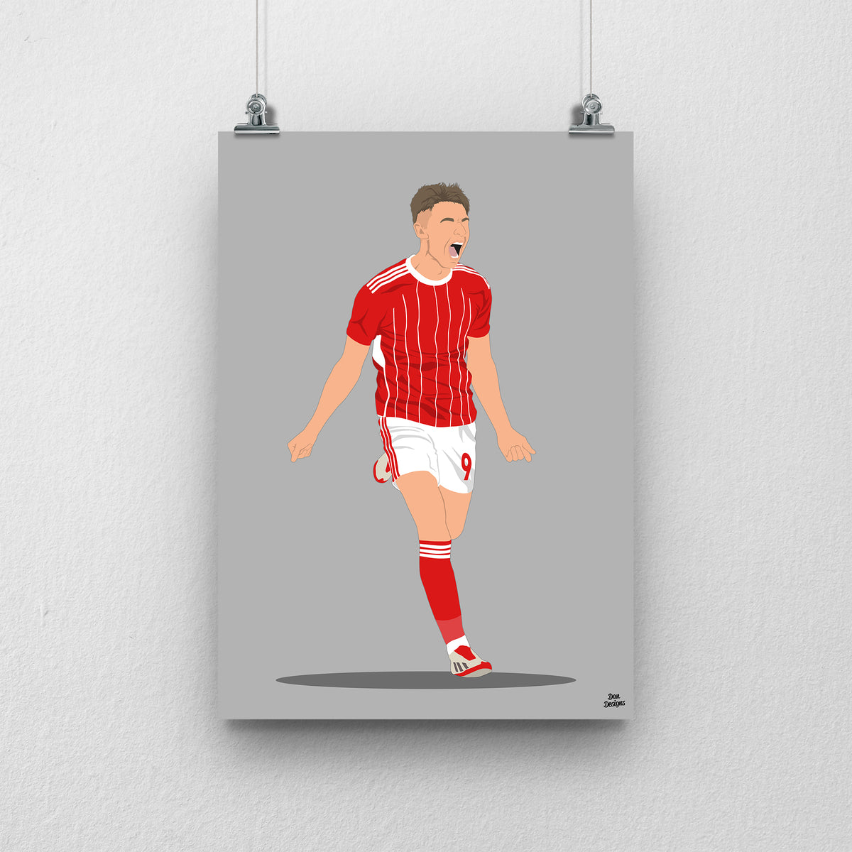 Paul Glatzel Swindon Town Print – Football Artwork