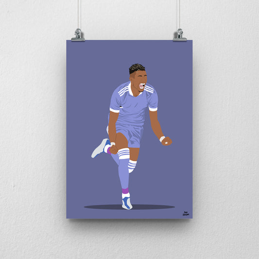 Raphinha Leeds Print – Football Poster