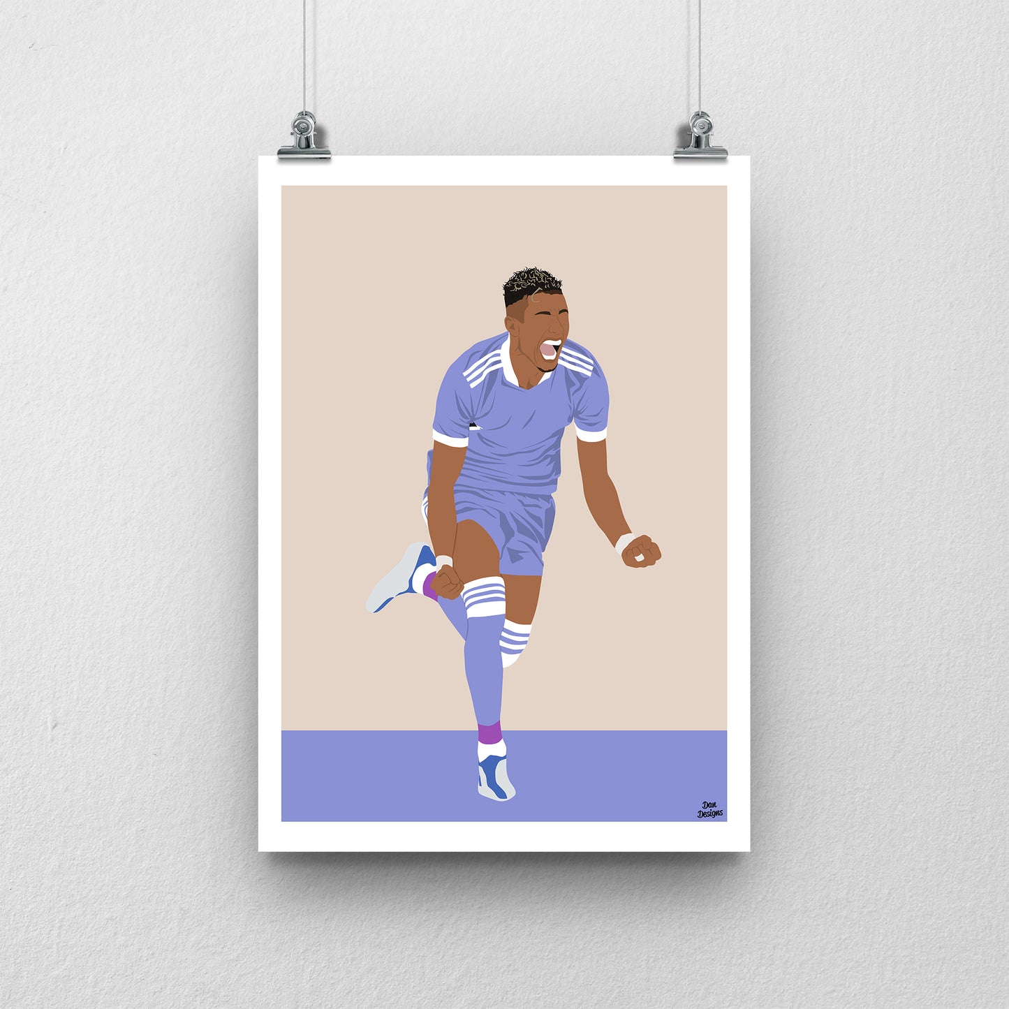 Raphinha Leeds Print – Football Poster