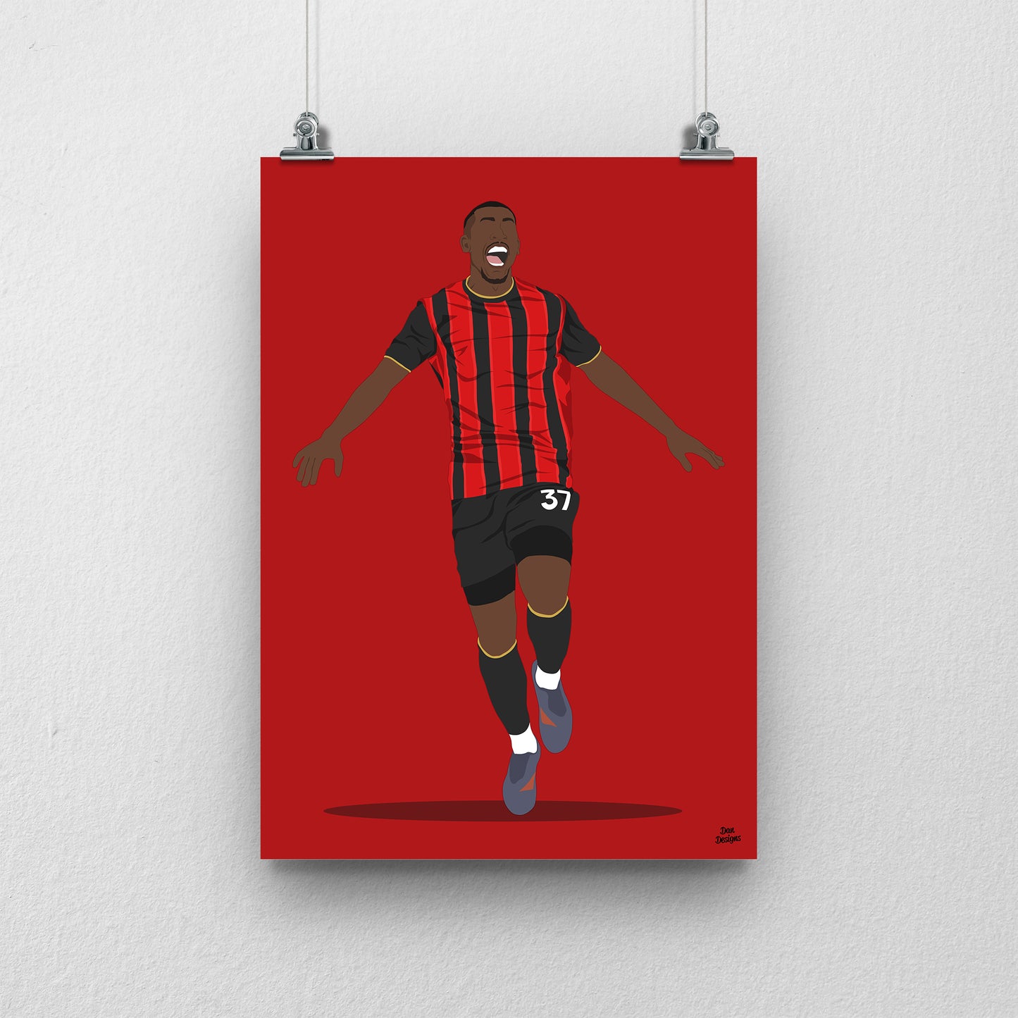 Rayan Bournemouth Print – Football Poster