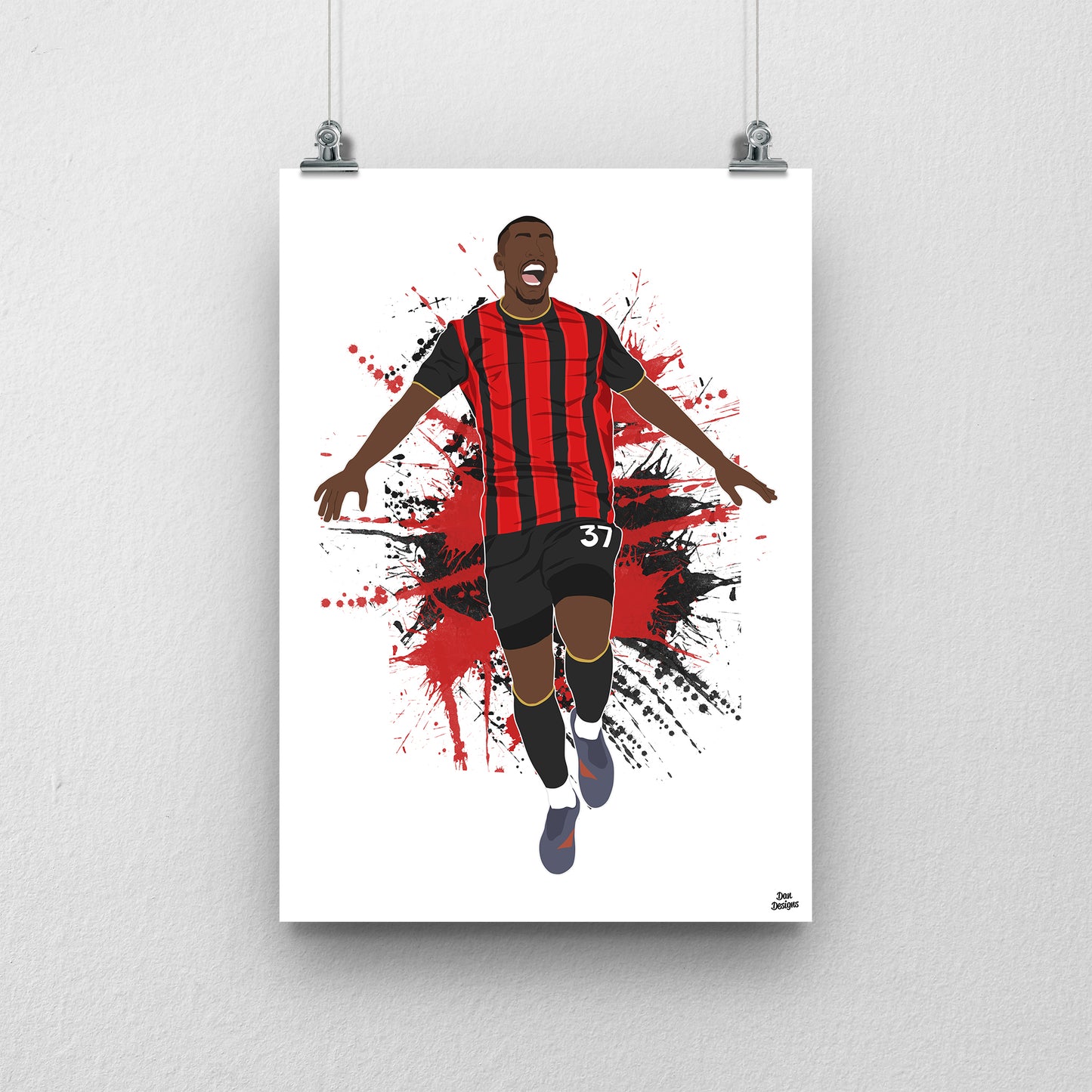 Rayan Bournemouth Print – Football Poster