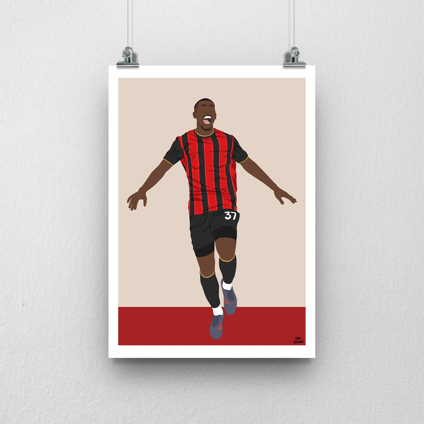 Rayan Bournemouth Print – Football Poster