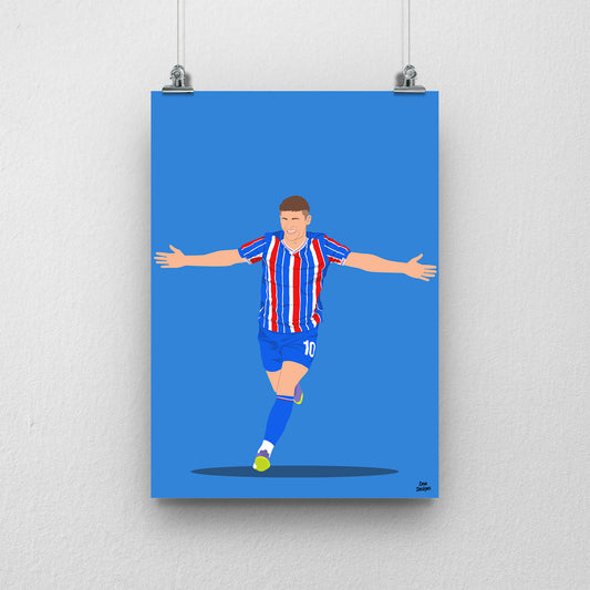 Regan Linney Carlisle United Print – Official Artwork